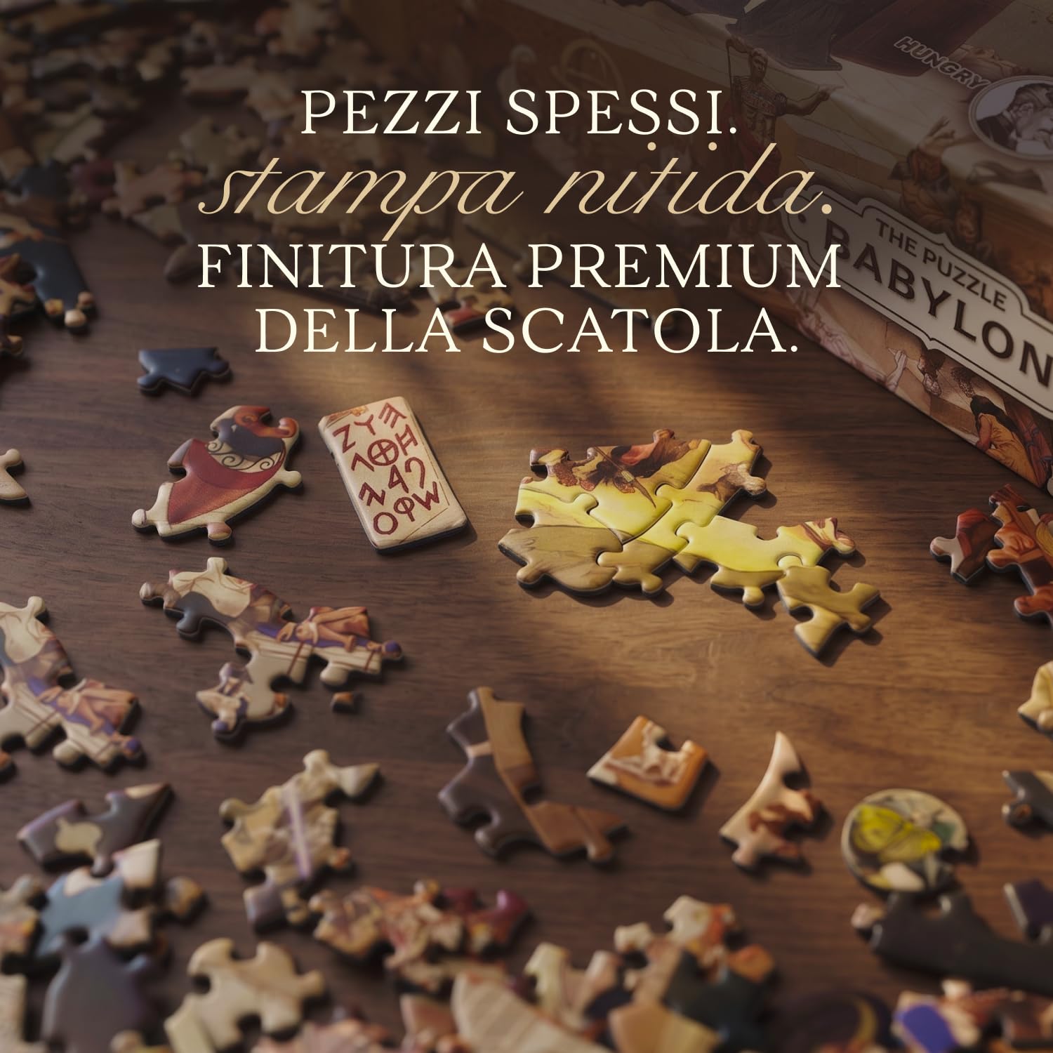 HUNGRY MINDS Babylon Puzzle da 1000 Pezzi per Adulti | Un Impegnativo Puzzle su Un’Antica Città ispirato a The Last Book - Perfetto per Appassionati Esperti di Puzzle