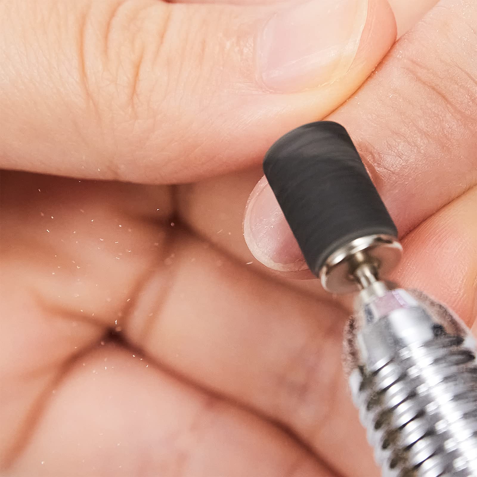 Makartt Nagelbohrer Schleifbänder für Nagelbohrer, 100 Stück Nagelfeile Schleifbänder #240 Größe, Weiß
