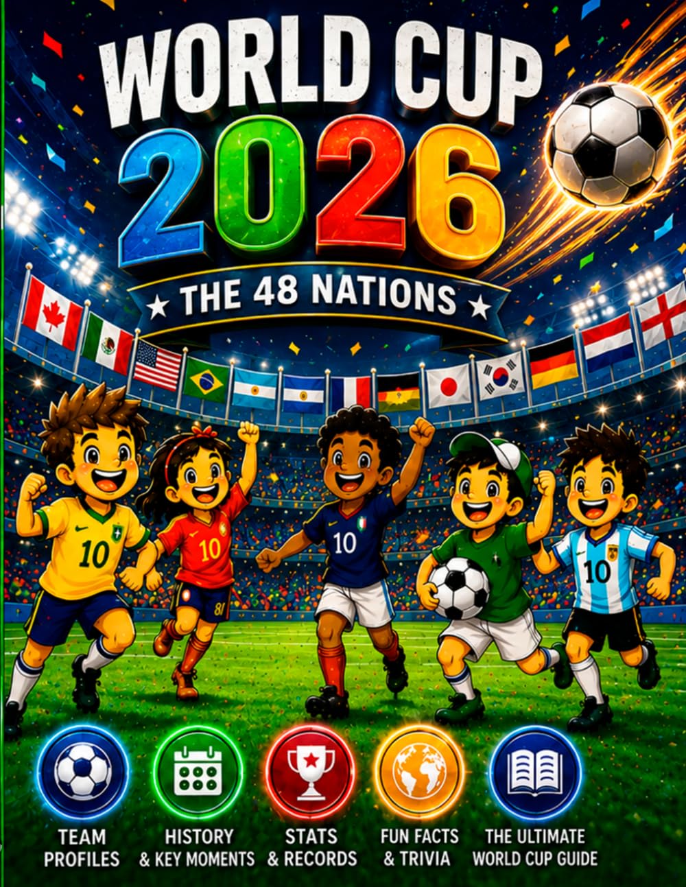 2026 World Cup: All 48 Soccer Nations: Fun facts, history, stats and curiosities about every country in the biggest soccer tournament ever — the ultimate fan guide to the 2026 World Cup