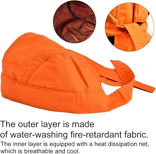 Miniatura 5 de Sonew Tipo protector de la bandana del sombrero de la soldadura de la cabeza resistente al fuego ignífugo lavable de la seguridad de la soldadura