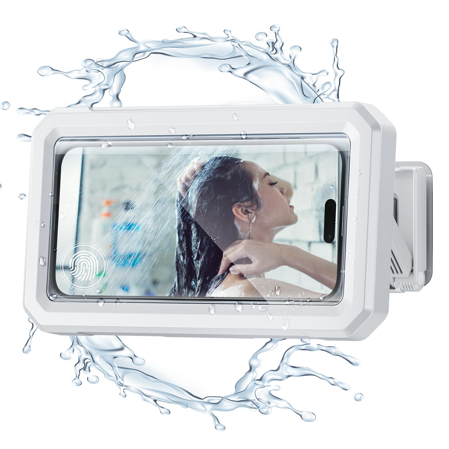 【アップグレード版&貼り付けシール3枚付き&伸縮式】Trywon スマホ 防水ケ…