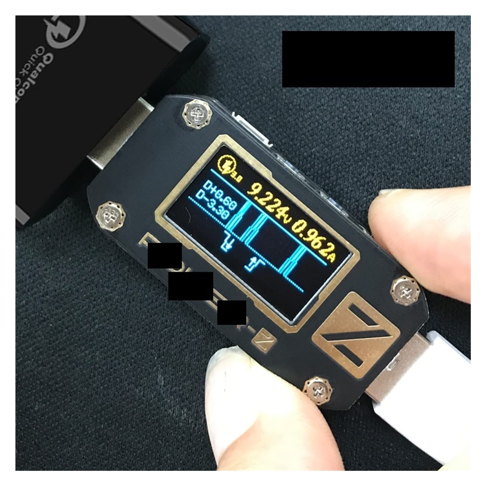Urządzenie pomiarowe tester USB Usb. Próbnik Qc3.0 / pd. Cyfrowy Voltmeter Amperimetro Cyfrowy napięcie AMP VOLT Type-C Detektor banku zasilania.