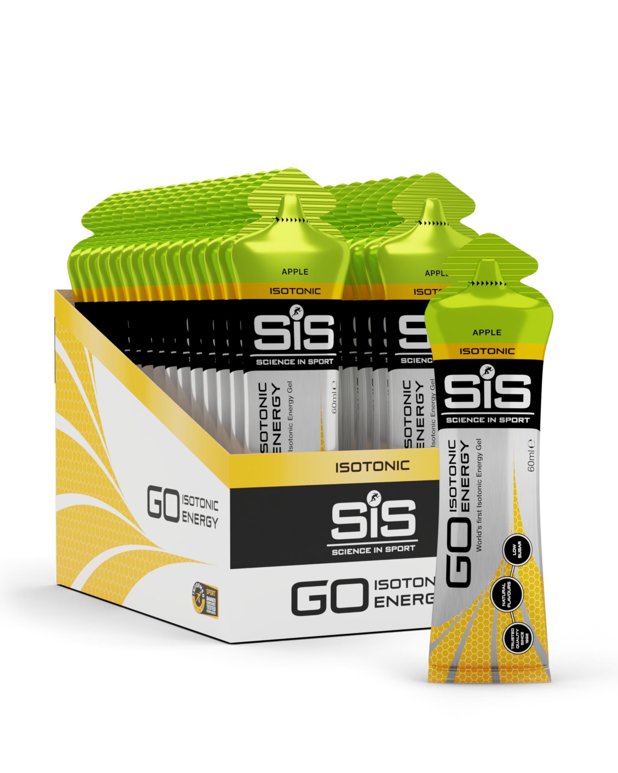 Sis  Green Go Isotonic Gel () in Size 30 Pack, Sports Direct