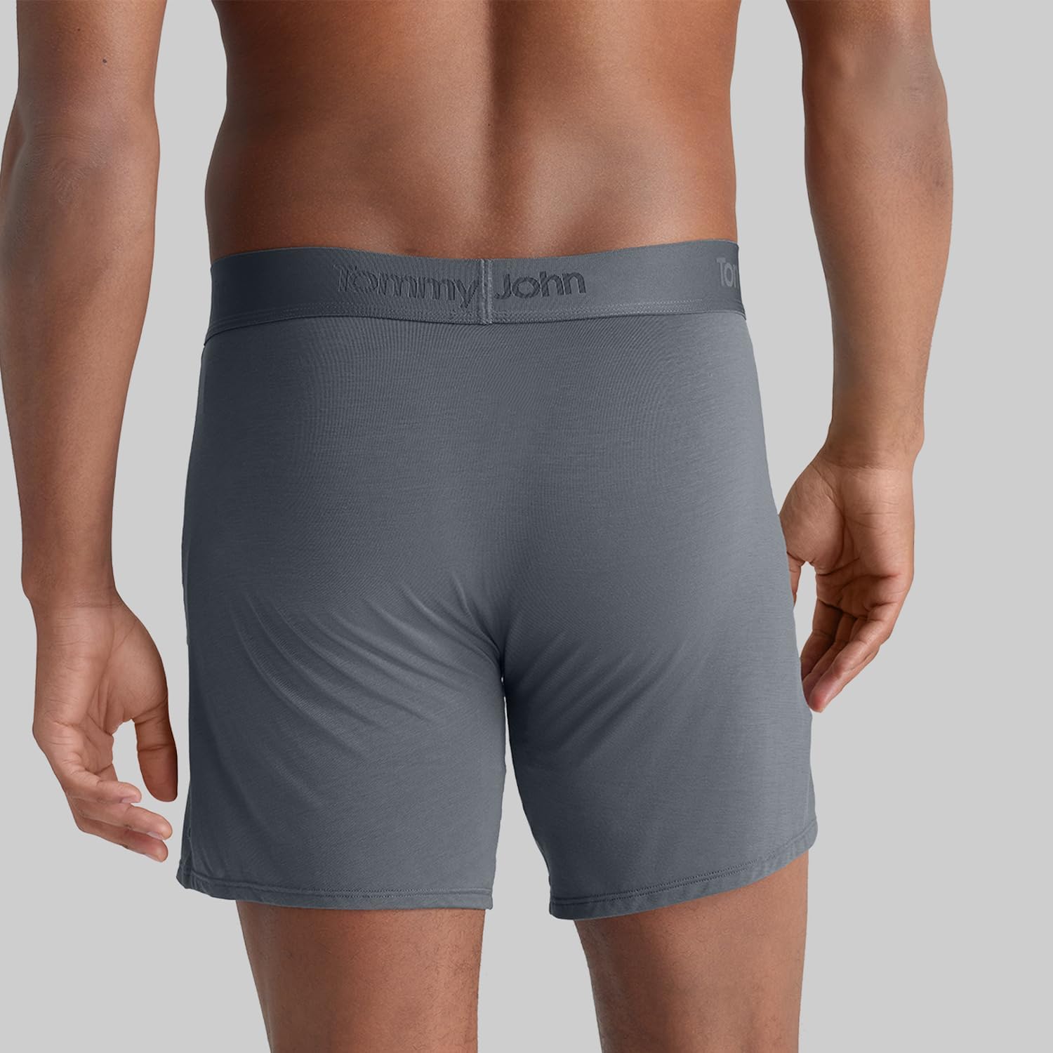 Tommy John Men's Second Skin 6" Relaxed Fit Boxer Brief Underwear - Image 3