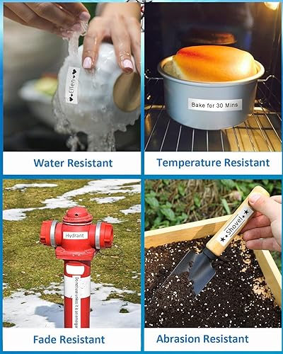 Miniatura 5 de RAEMALL Repuesto para cinta Brother P Touch TZe-231 TZe Tz de 0.472 in, 0.47 de tinta negra sobre cinta blanca, repuestos para Brother Ptouch