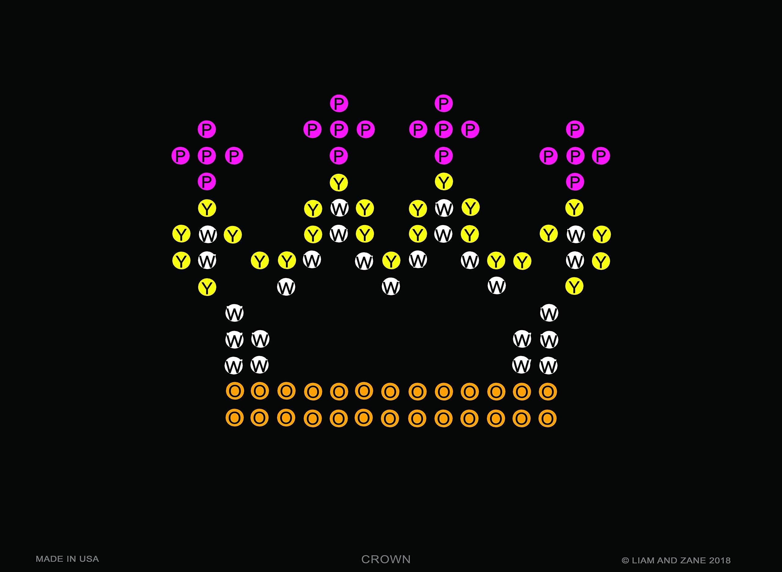 L & Z - Refill Templates | 100% Compatible with Lite Brite | Rainbow Flower Girl | Princess Set (12 count) Sheets use with Magic Screen - New Retro Style Light Bright | Developmental Toys