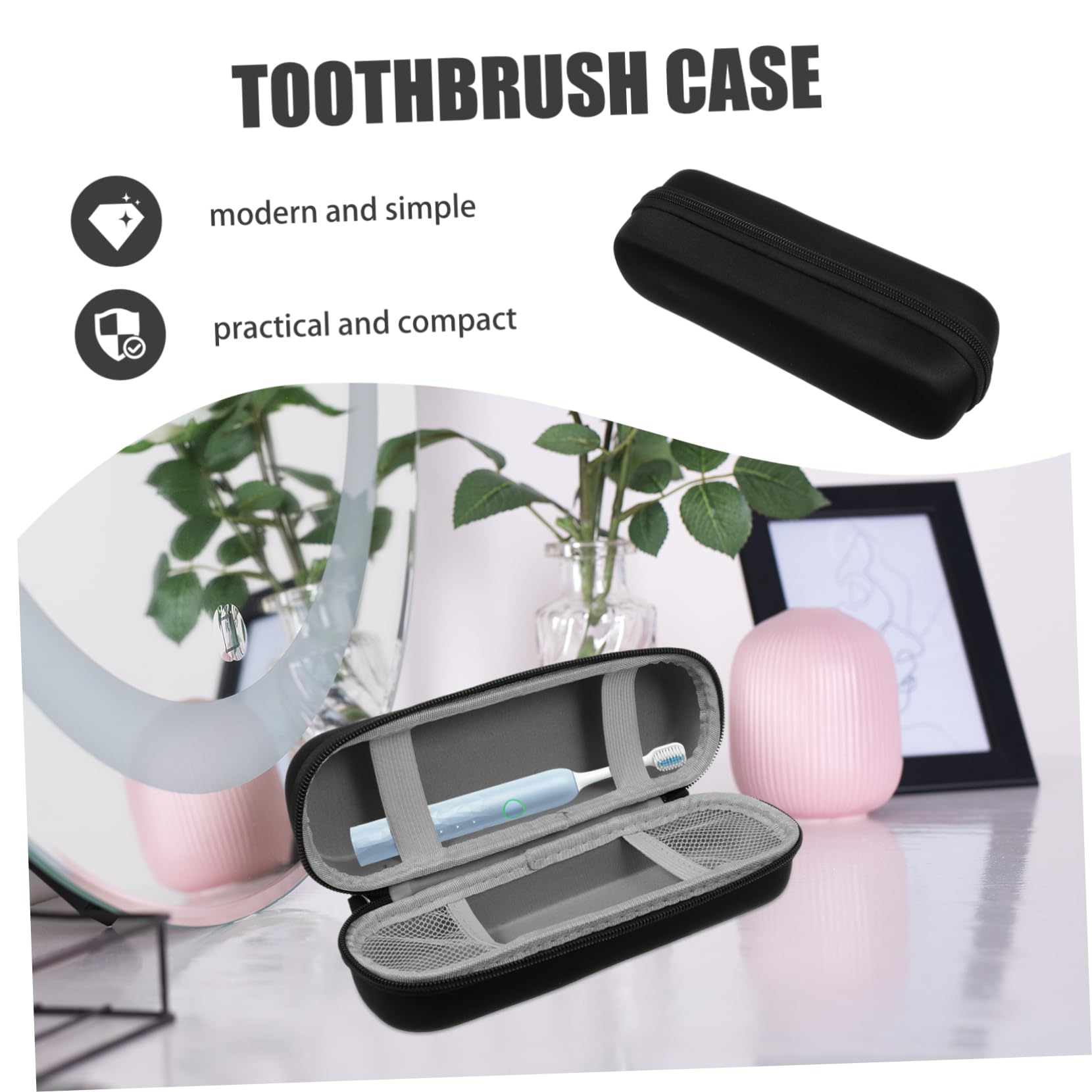 Didiseaon 5 Unidades De Estuches De Viaje para Pasta De Y Cepillos De Caja De Almacenamiento Portátil para Cepillos De Eléctricos Resistentes Y Duraderos.