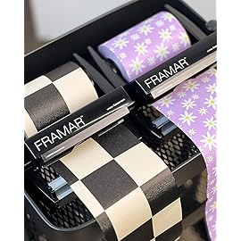 FRAMAR Checkered Hair Foil - Hair Foils For Highlighting Long Hair, Highlight Foils For Hair Highlighting, Salon Foils For Hair Highlighting Kit, Salon Foils For Hair Stylist - 320 ft