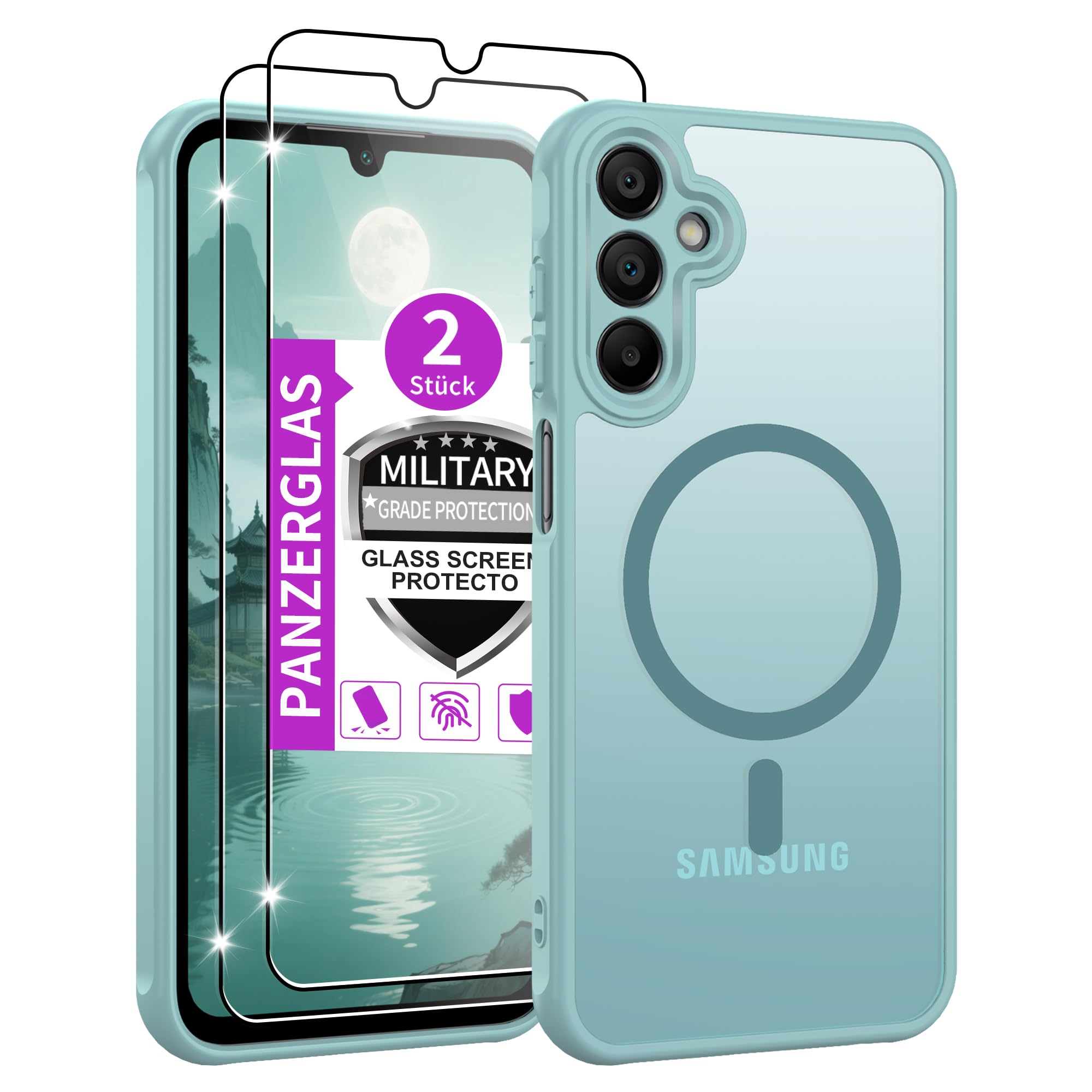 Jshru für Samsung Galaxy A15/A16/A56 5G/A17 /A26/A36/A37/A57 Hülle