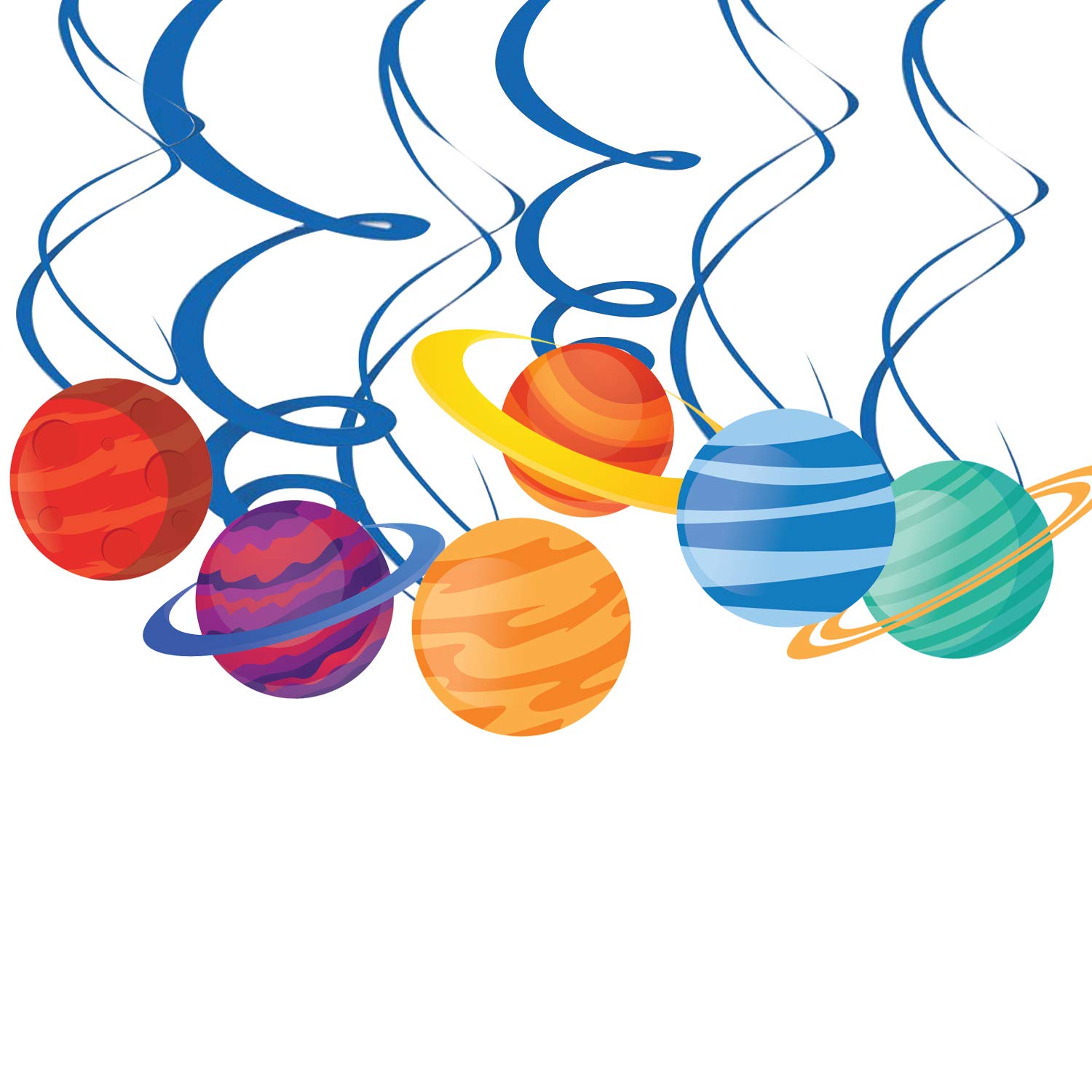 Buy Party Propz Space Theme Birthday Decoration For Boys Swirls Hanging