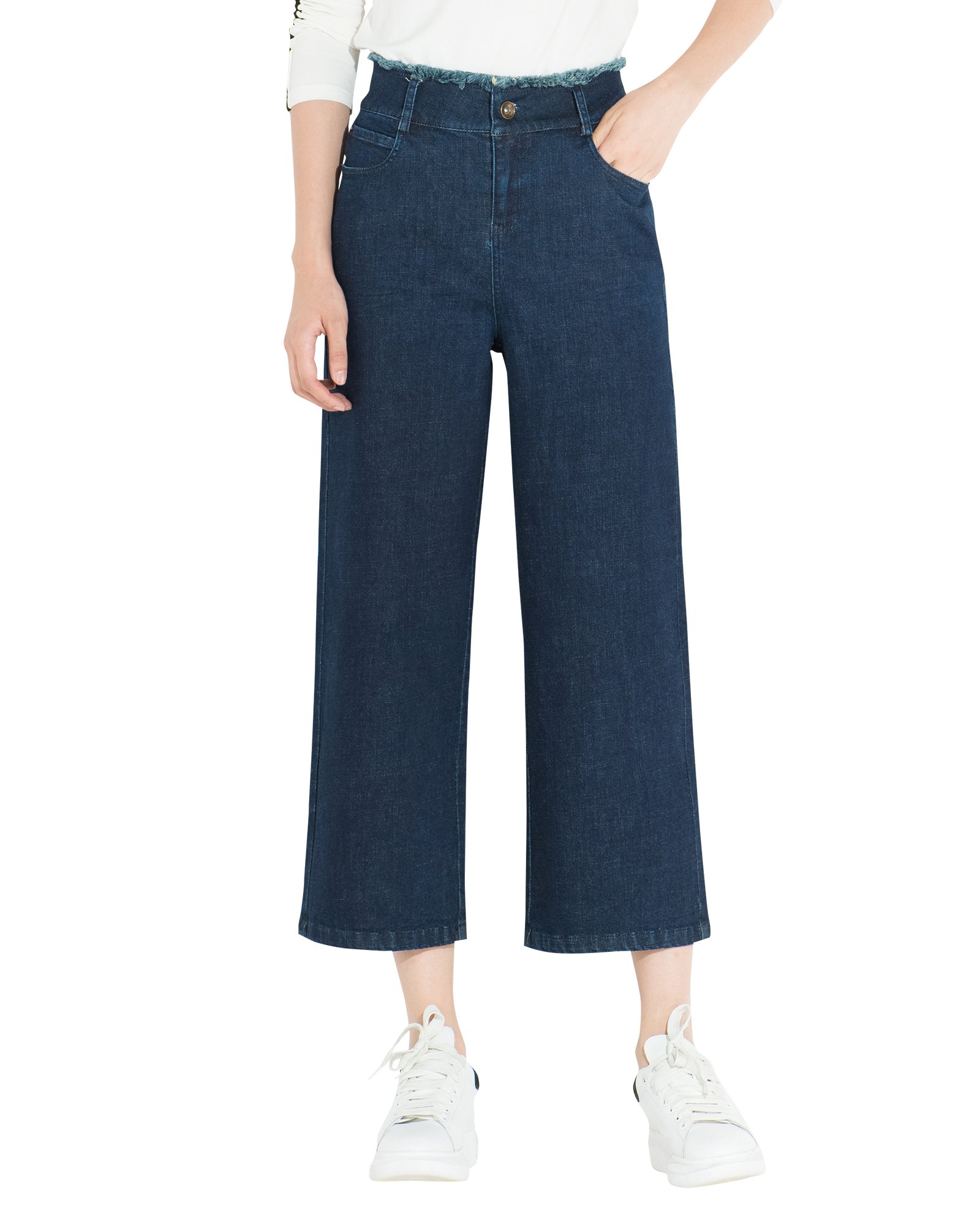 Women's Wide Leg Pants Bootcut Palazzo Straight Denim Jeans