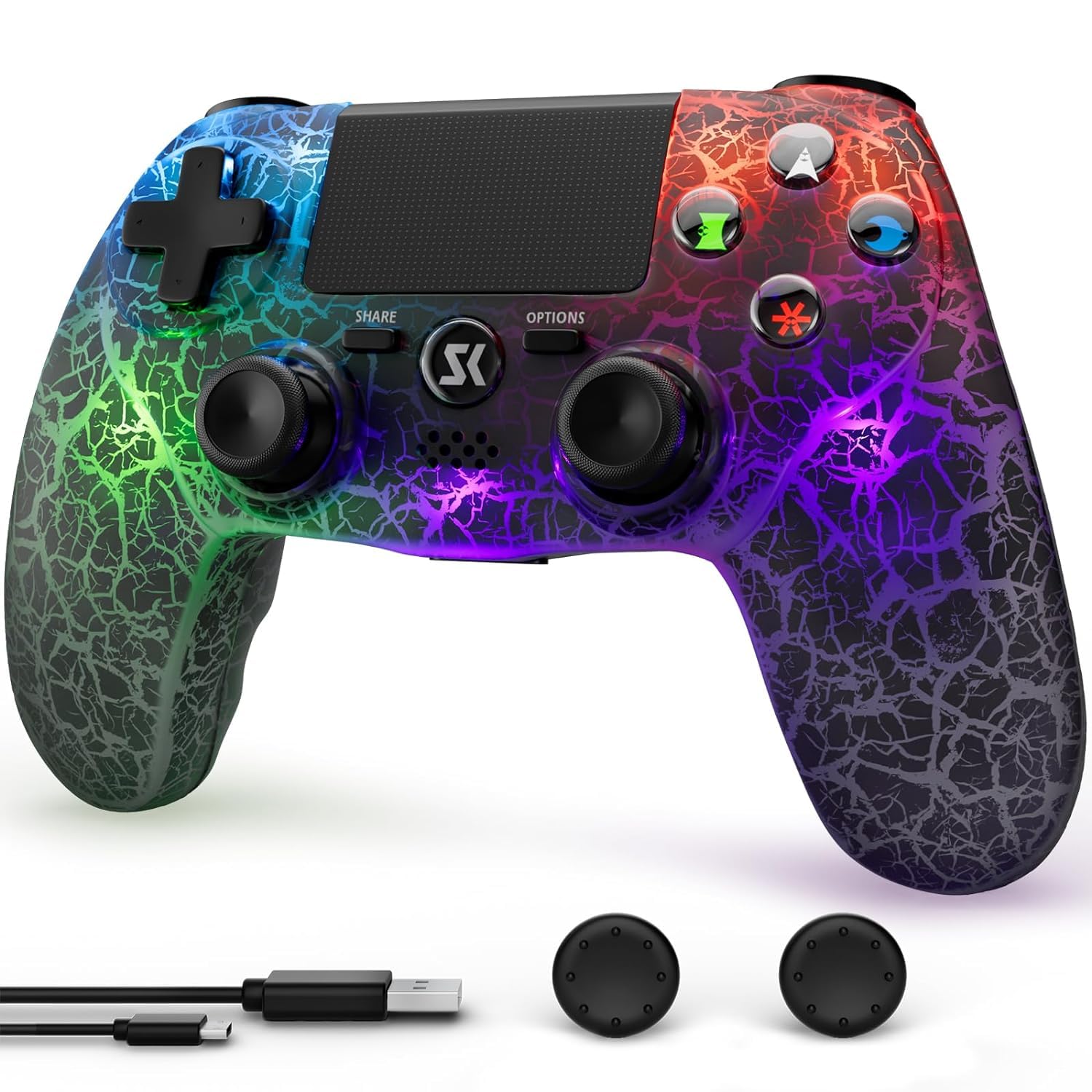 Amazon.com: Controller for PS4, Wireless Controller for Sony