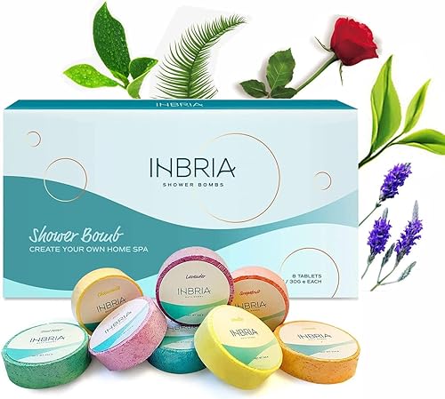 Vaporizadores de ducha 8 tabletas los mejores regalos de Navidad para mujeres aromas frescos naturales y aceites esenciales para aliviar el estrés