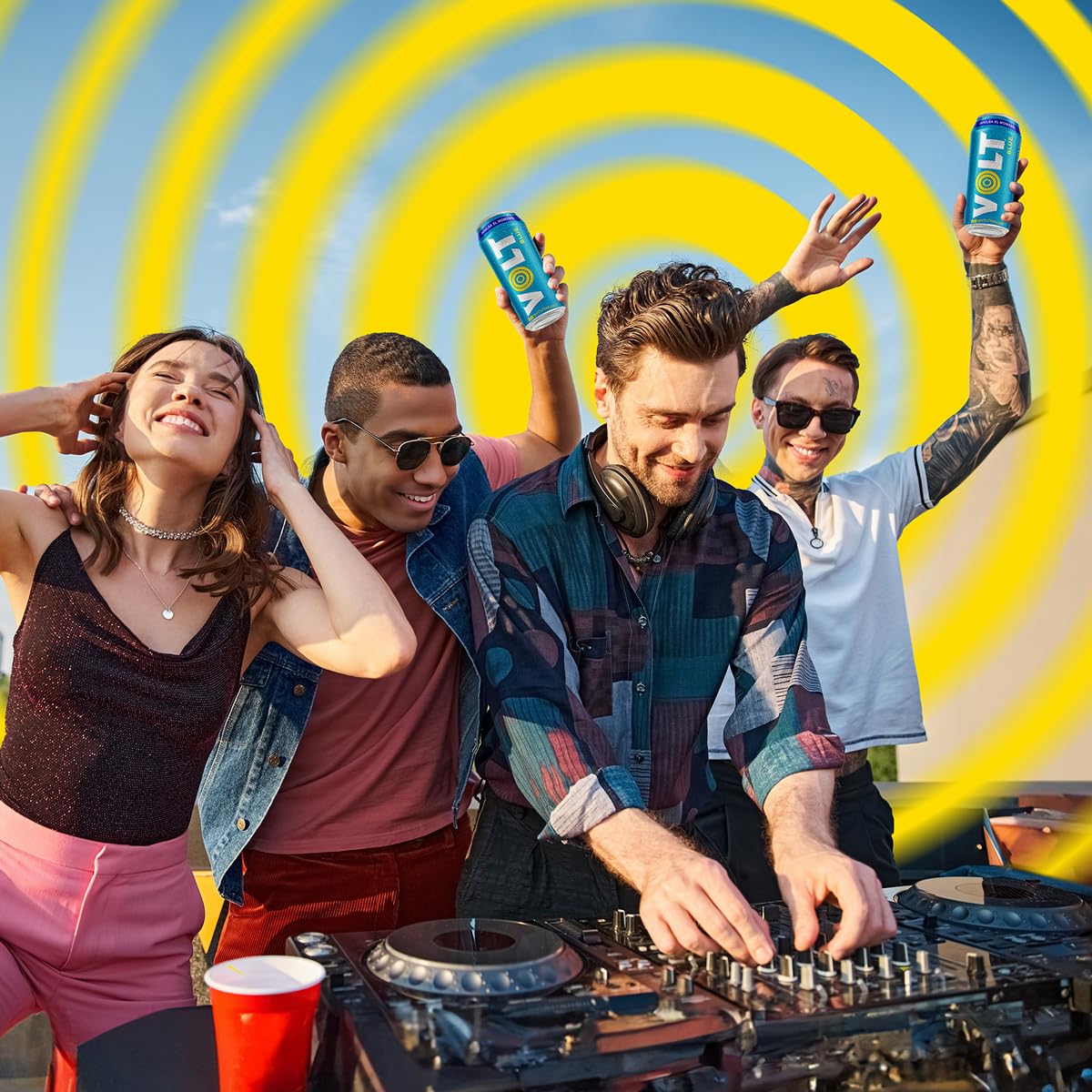 Amazon.com : Energy Drink Volt BlueBerry Flavored 473 ML 18 Pack