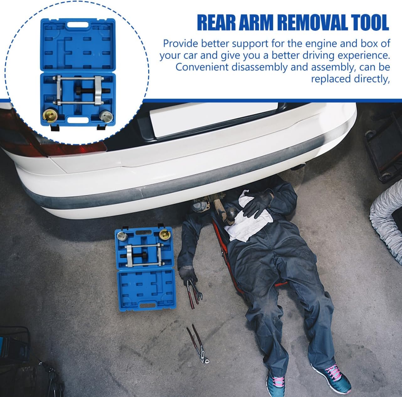 Rear Arm Bushing Removal Tool Set for 1998 Rear Suspension Arm Repair Kit