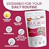 Folic Acid Tablets 400 mcg - 100 Vegan Vitamin B9 Tablets Pregnancy Care - Normal Function of Immune System & Maternal Tissue Growth During Pregnancy - Made in The UK