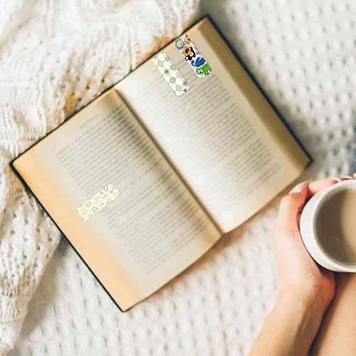 Miniatura 2 de 48 marcapáginas magnéticos de sublimación, marcadores de libros en blanco, clips de página magnéticos para niños, estudiantes, profesores, escuela,