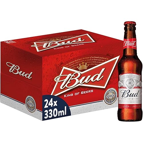 Immagine del prodotto Bud, Birra Bottiglia - Pacco da 24x33cl