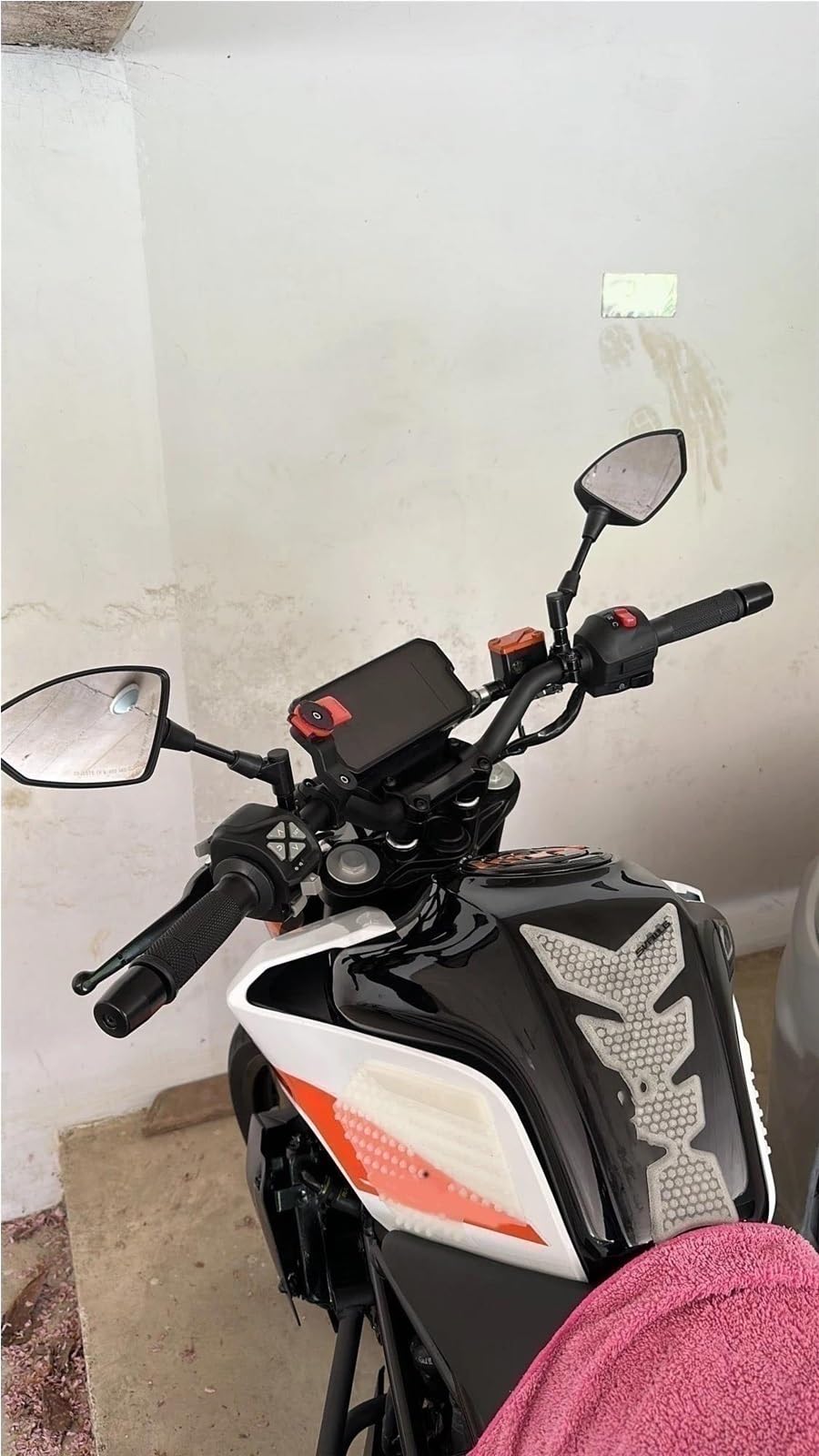 Specchietto retrovisore Specchietti Retrovisori Per Moto Specchietto Antiriflesso Per TMAX 500 560 T-MAX 500 560 TMax530 Accessori Per Moto Specchietto Laterale(Black)