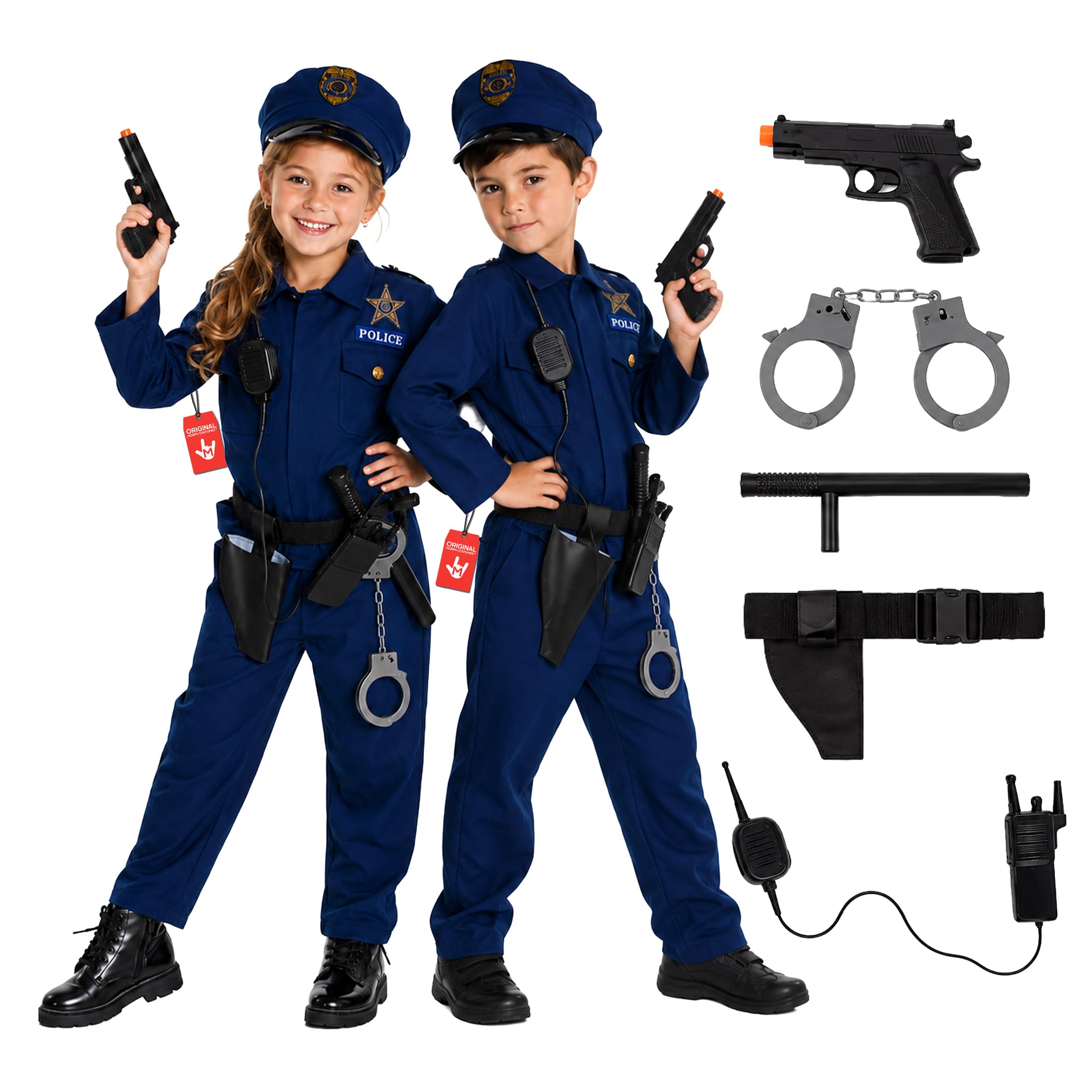 Morph Disfraz Policia Niño, Disfraz Policia Halloween Niño