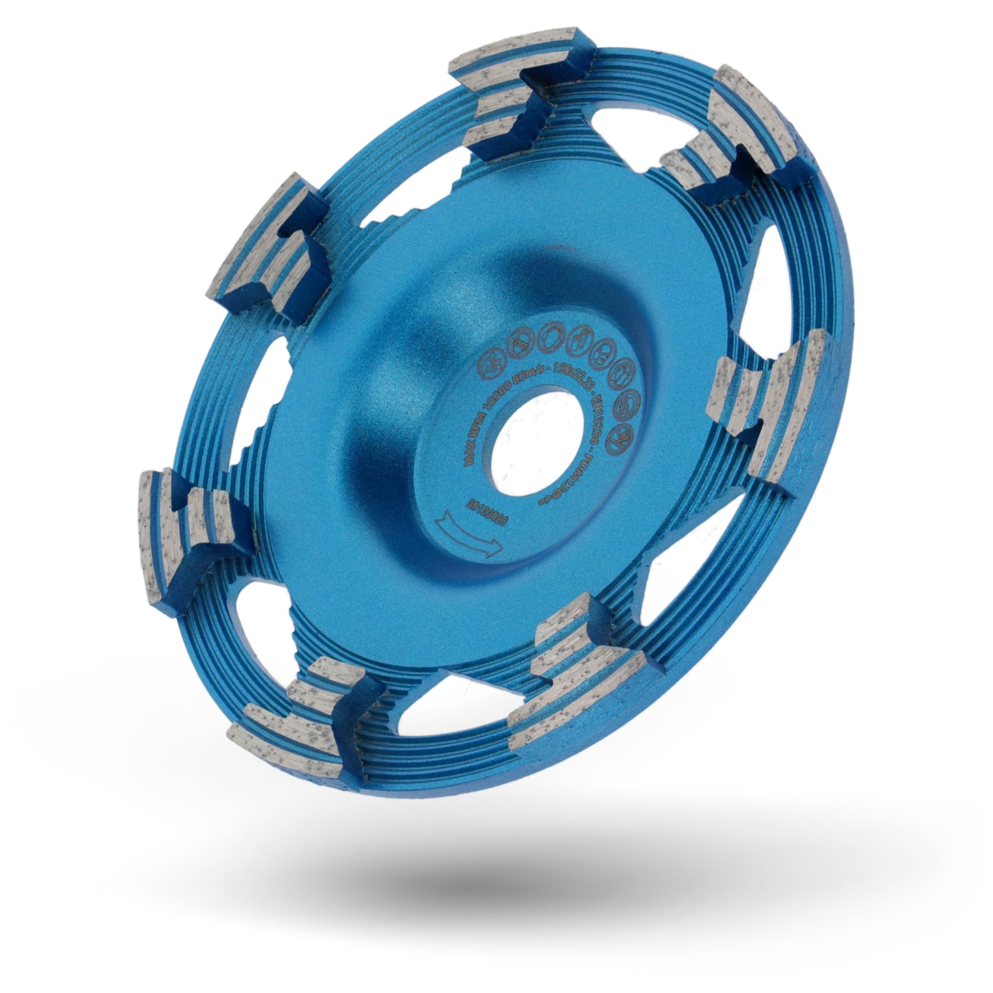 PRODIAMANT Diamant Schleiftopf ST50 150mm x 22,2 mm HighPerfomance Betonschleifer Universalbindung