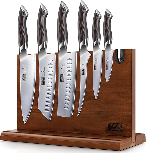 HOSHANHO 7 Pieces Kitchen Knife Set