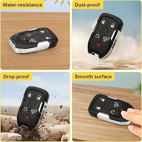 Miniatura 6 de Llavero inteligente apto para Chevrolet Silverado 1500 2500 3500 3500 2019 2020 control remoto sin llave, HYQ1EA 13529632 13508398