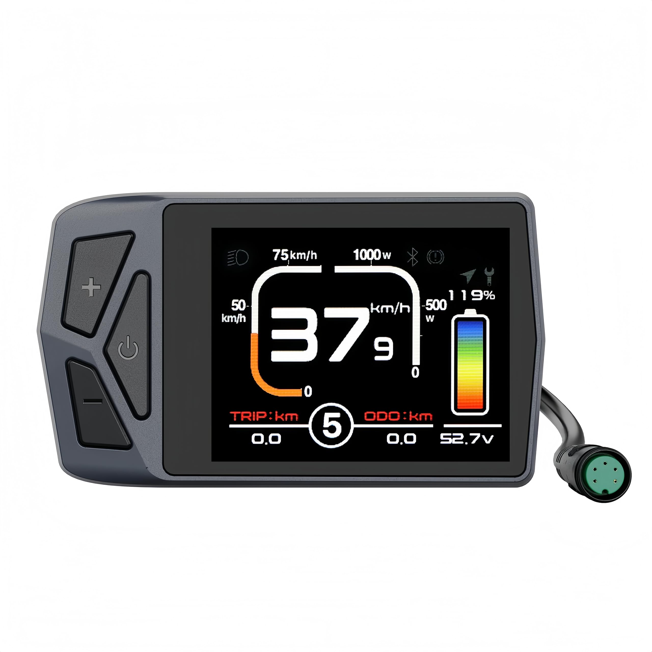 E-Bike LCD-Display BF 8Fun EKD01, UART-Protokoll, 5-poliger Stecker, für BF BBS01B/02B HD Mittelmotor