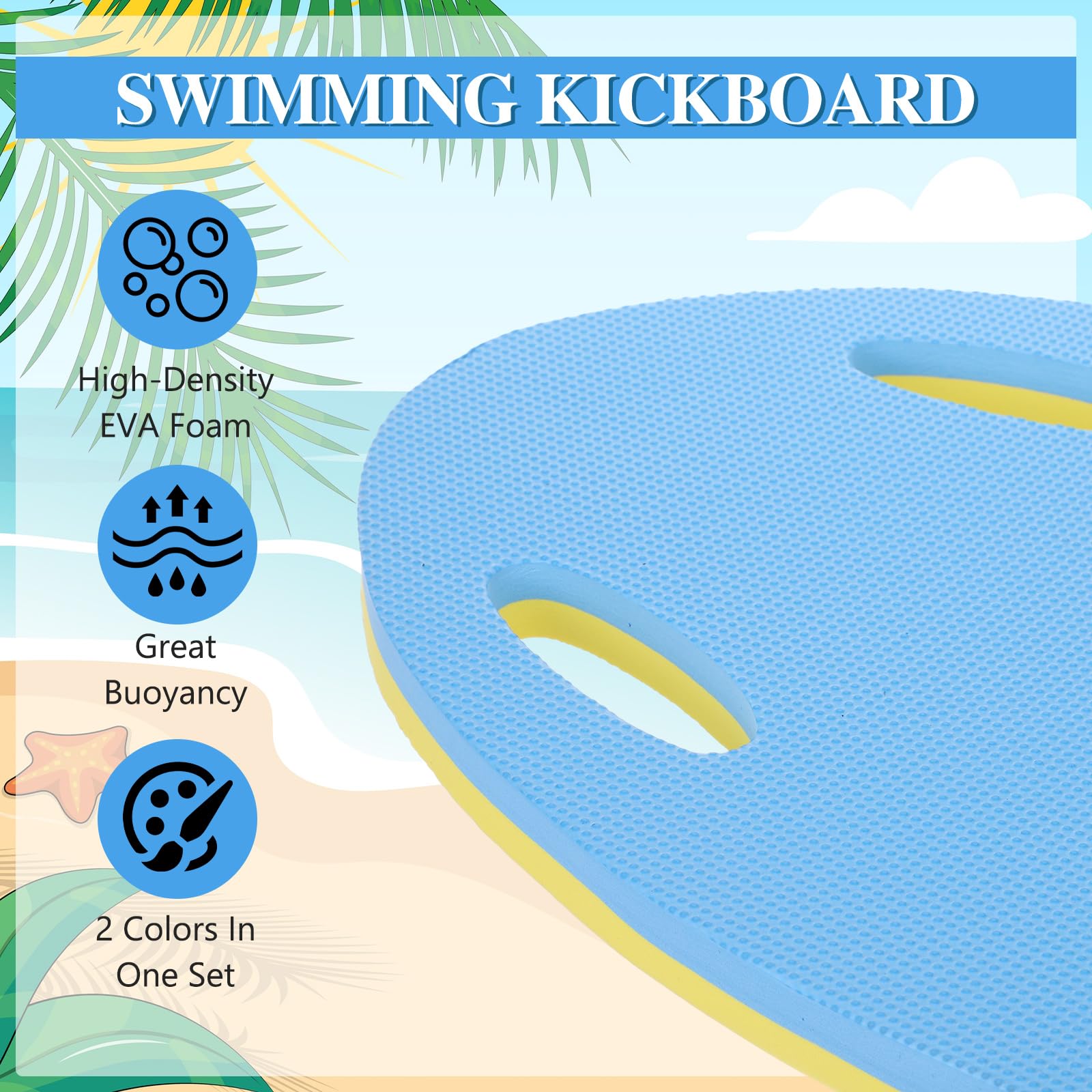 Schwimmbad-Trainingsset, A-Form Kickboard, verstellbare Schwimmpaddel, Nasenklammer & Ohrstöpsel mit Netz-Tragetasche, komplettes Trainingsset für Schlagverbesserung, Rundenschwimmen, Fitness
