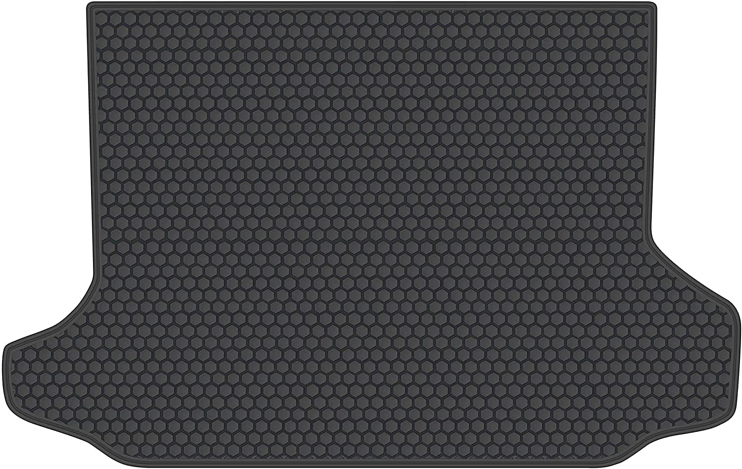 Photo 1 of Megiteller Car Trunk Rear Cargo Liner Custom Fit for Chevrolet Chevy Equinox 2018 2019 2020 2021 2022 2023/GMC Terrain 2018-2023 Odorless Washable Rubber Heavy Duty Car Cargo Mat Black Black Cargo liner