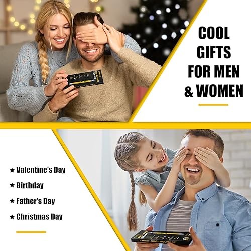 Miniatura 2 de Regalos para hombres, bolígrafo multiherramienta 9 en 1, accesorios geniales para hombres y padres, regalos de cumpleaños para papá, él, novio,