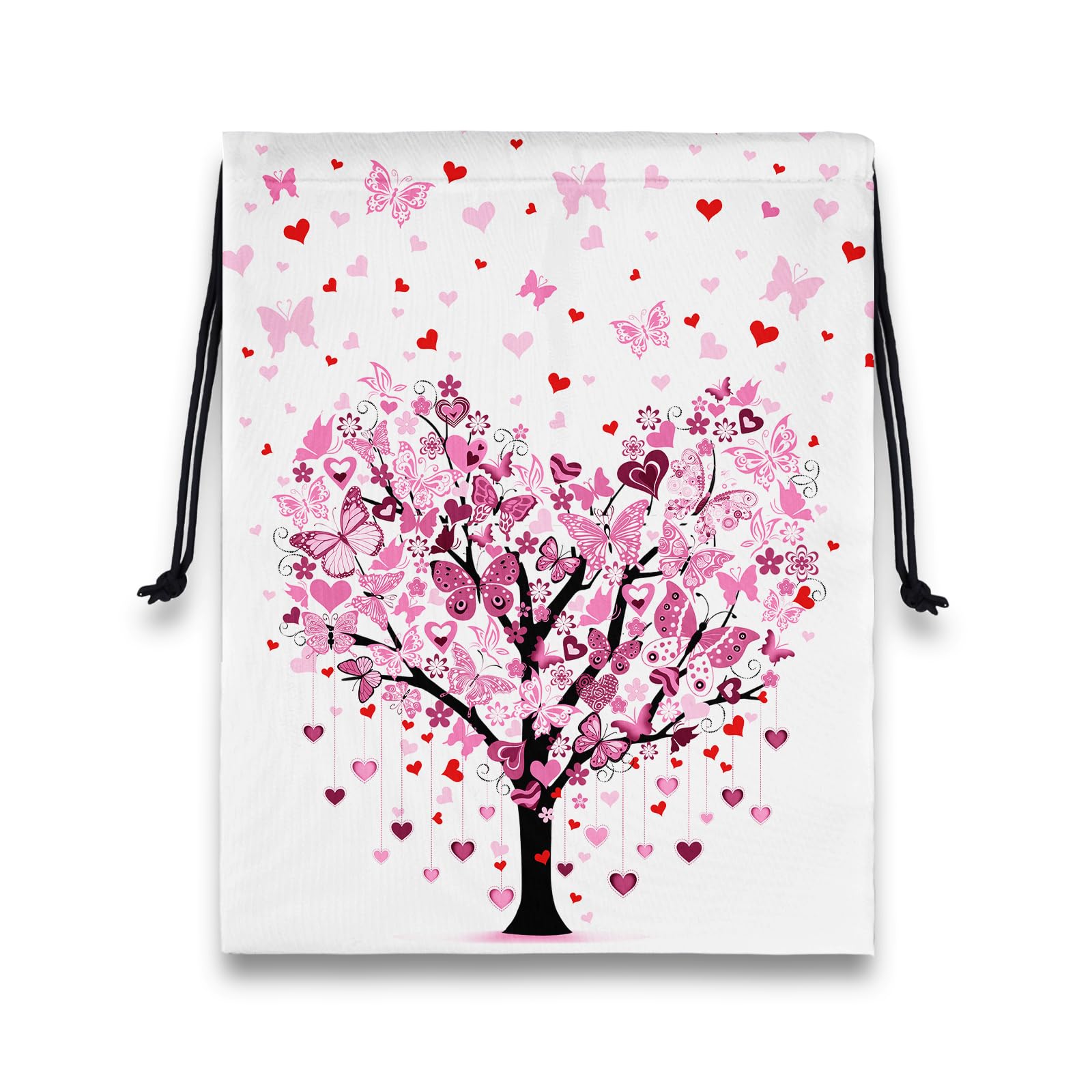 Gymnastics Grip Bag Tree Heart Gym String Storage Pouch Butterfly Pattern Small Bag