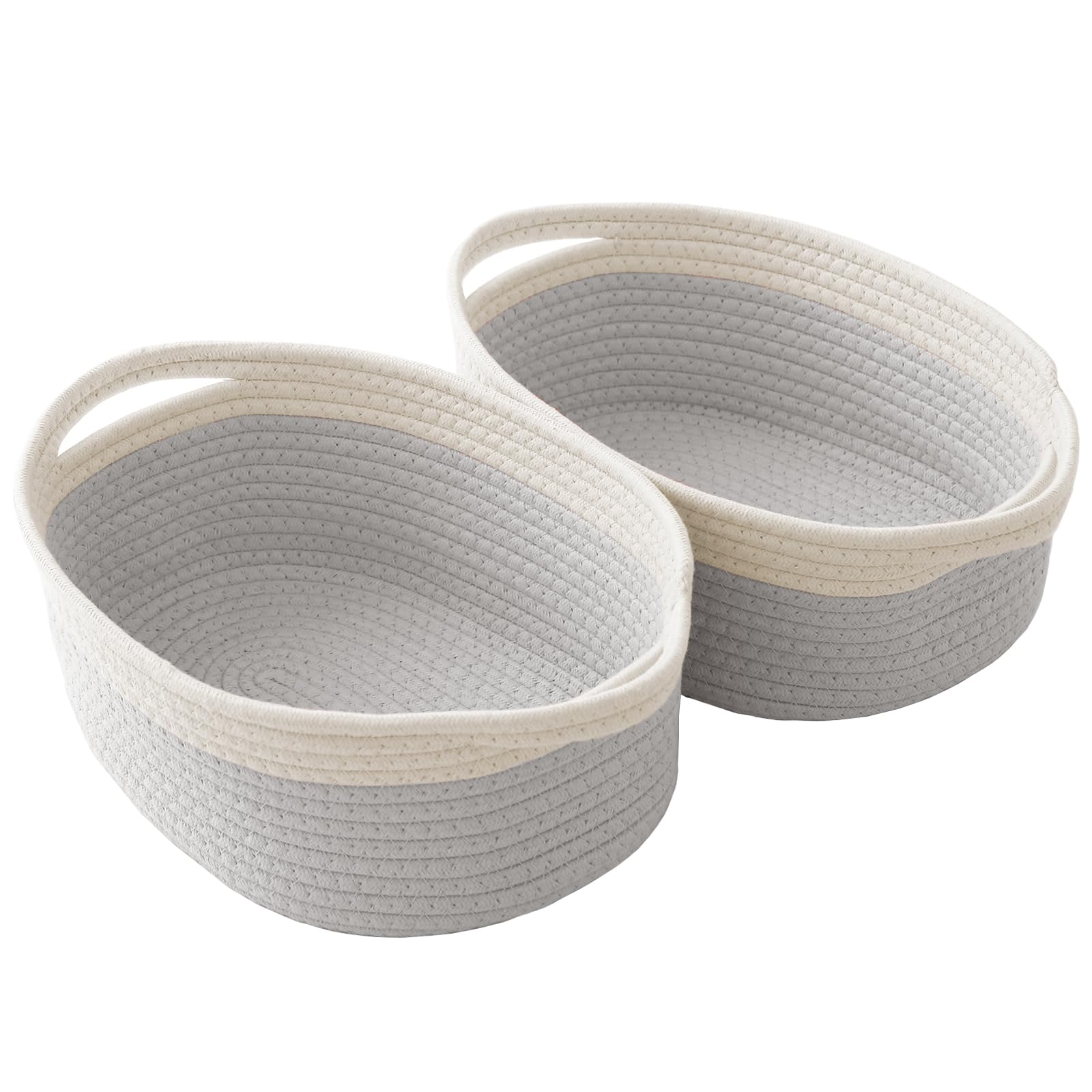 Small Woven Basket - White Gift Basket -24