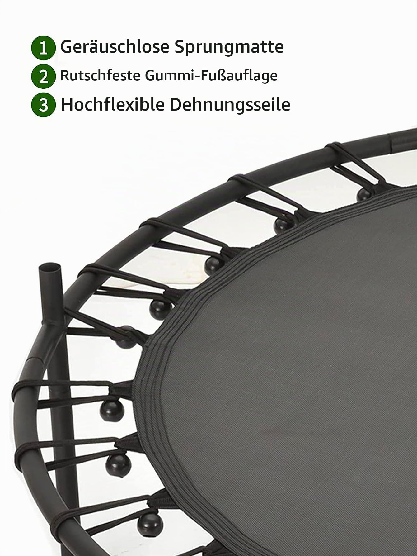 55" Kinder Trampolin,Gartentrampolin mit Sicherheitsnetz Robuster Stahlrahmen & Rahmenabdeckung,Indoor/Outdoor für Kinder von 3-6 Jahren,Rosa