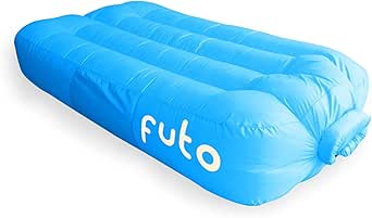 Utopia Alley Futo Air Mattress, Deep Sky Blue