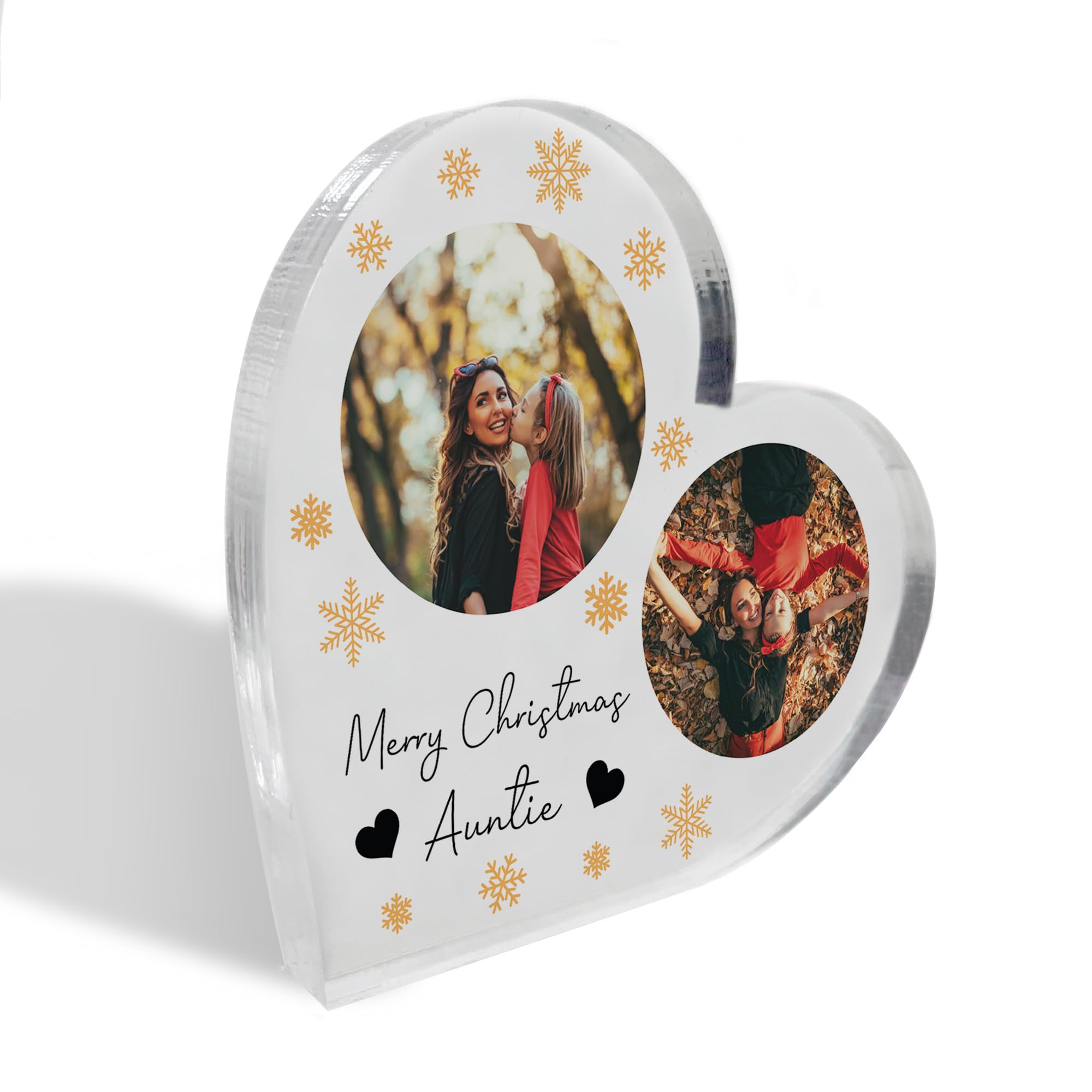Red Ocean Merry Christmas Auntie Gift Personalised Acrylic Plaque With Photos Auntie Gift From Niece Christmas Love You Auntie Gifts From Nephew Thank You Gift Sister Gifts Keepsake