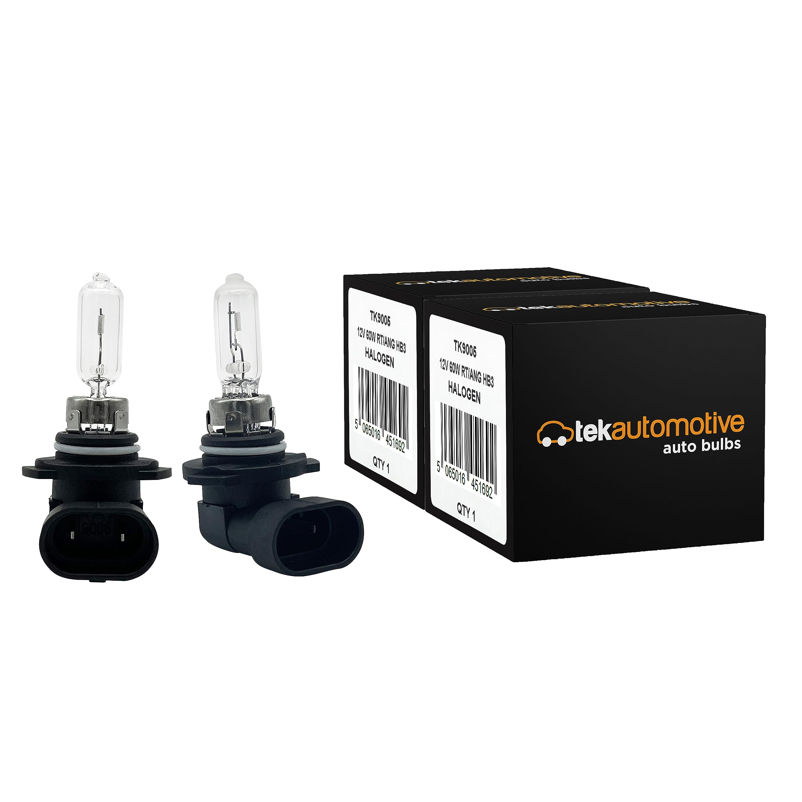 HB3 9005 Headlight Bulbs – 12V 60W P20d Halogen Headlamp & Fog Light Bulbs – E Marked, Road Legal – Twin Pack