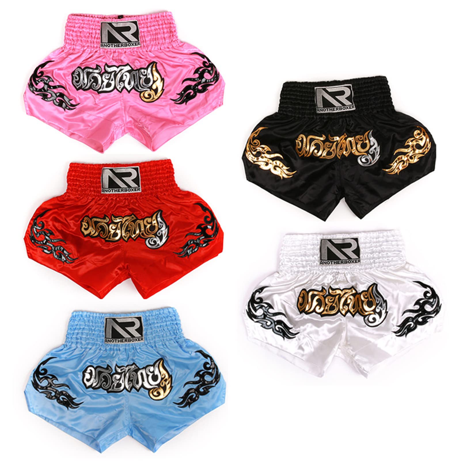Dziecięce spodenki muay thai spodenki bokserskie elastyczność oddychające muay thai sznurek design spodenki kickboxing dla mężczyzn
