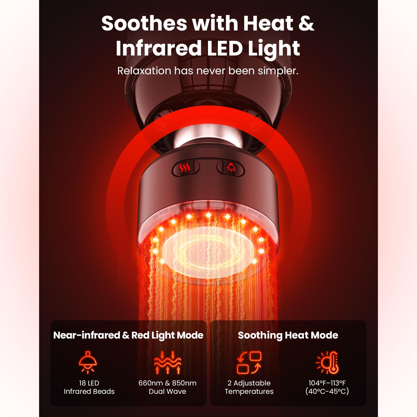 BOB AND BRAD T2 Ultra Massage Gun - Heat & LED -3