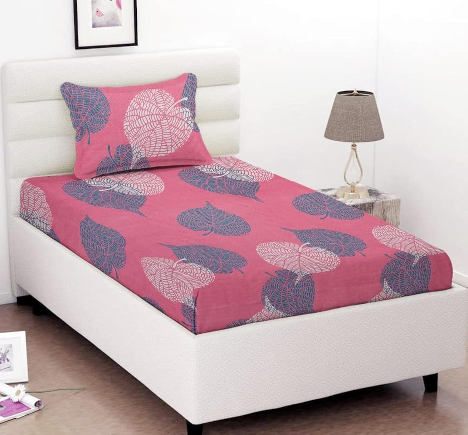 See full amazon price history chart for BSB HOME® Prime Collection 180 TC Cotton-Blend Single Size(90x60) Inch 1 Bedsheet with 1 Pillow Covers Single Bedsheet for Single Bed (Light Pink & Grey) BSB HOME® Prime Collection 180 TC Cotton-Blend Single Size(90x60) Inch 1 Bedsheet with 1 Pillow Covers Single Bedsheet for Single Bed (Light Pink & Grey) (B0BQF2YP91) Amazon Price History, Amazon Price Tracker