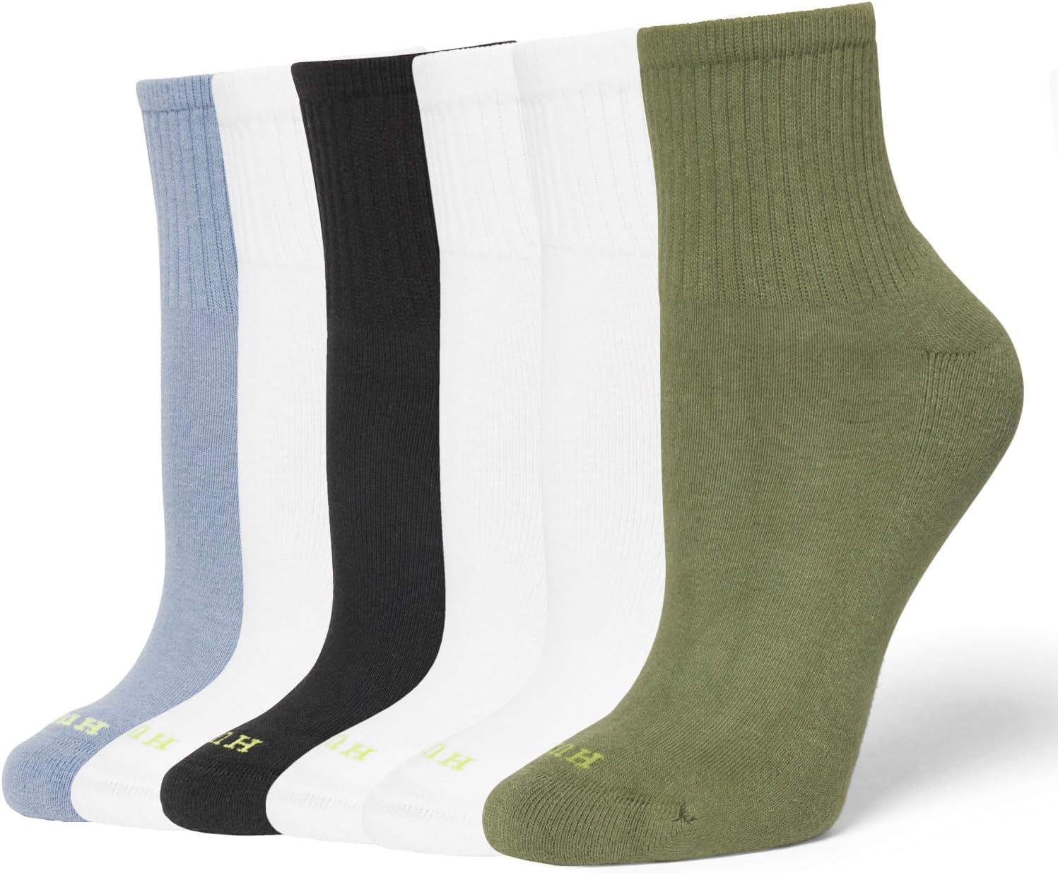 Women's Mini Crew Sock 6 Pair Pack Socks (pack of 6)