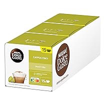 Nescafé Dolce Gusto Barattolo Box Cappuccino, 3 X 30 Capsule Latte & caffè, confezione da (90 Capsule)