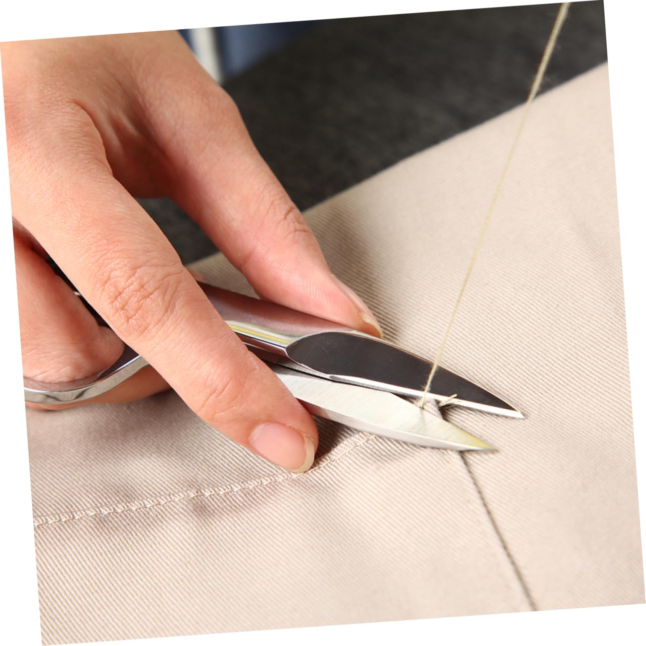 VILLCASE 3 Stck. Stickschere cutting machine häkeln Handarbeitsschere Fadenschere Stickerei Schneiderschere Fadenschneider Stoffschere Baumwollgarn Kreuzstichschere Schere nähen Silver