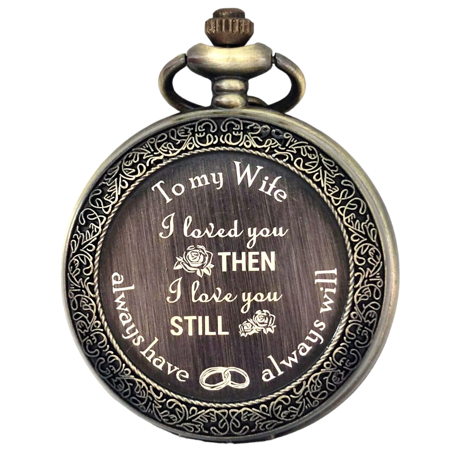 Classy Pocket Watch to My Wife Gifts Special Surprise I Wife Gifts Special Surprise Birthday I Wife Gifts Special Surprise Romantic I Wife Gifts for Love-image-10