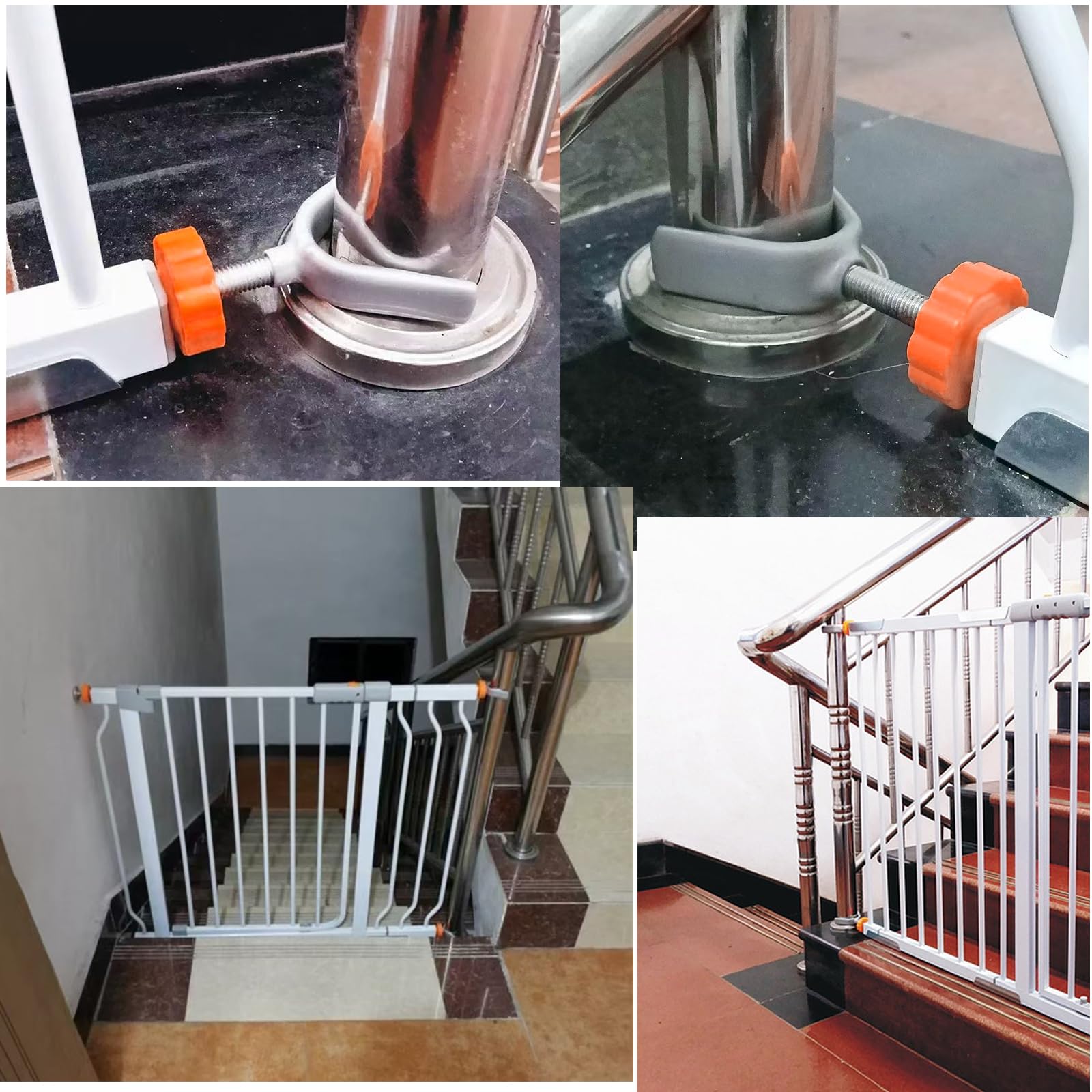 4 PCS Y-Shaped Stair Gate Screws, Y-Spindle Pressure Screws for Baby Gates M10 Pet Gate Fixing Bolts - Image 4