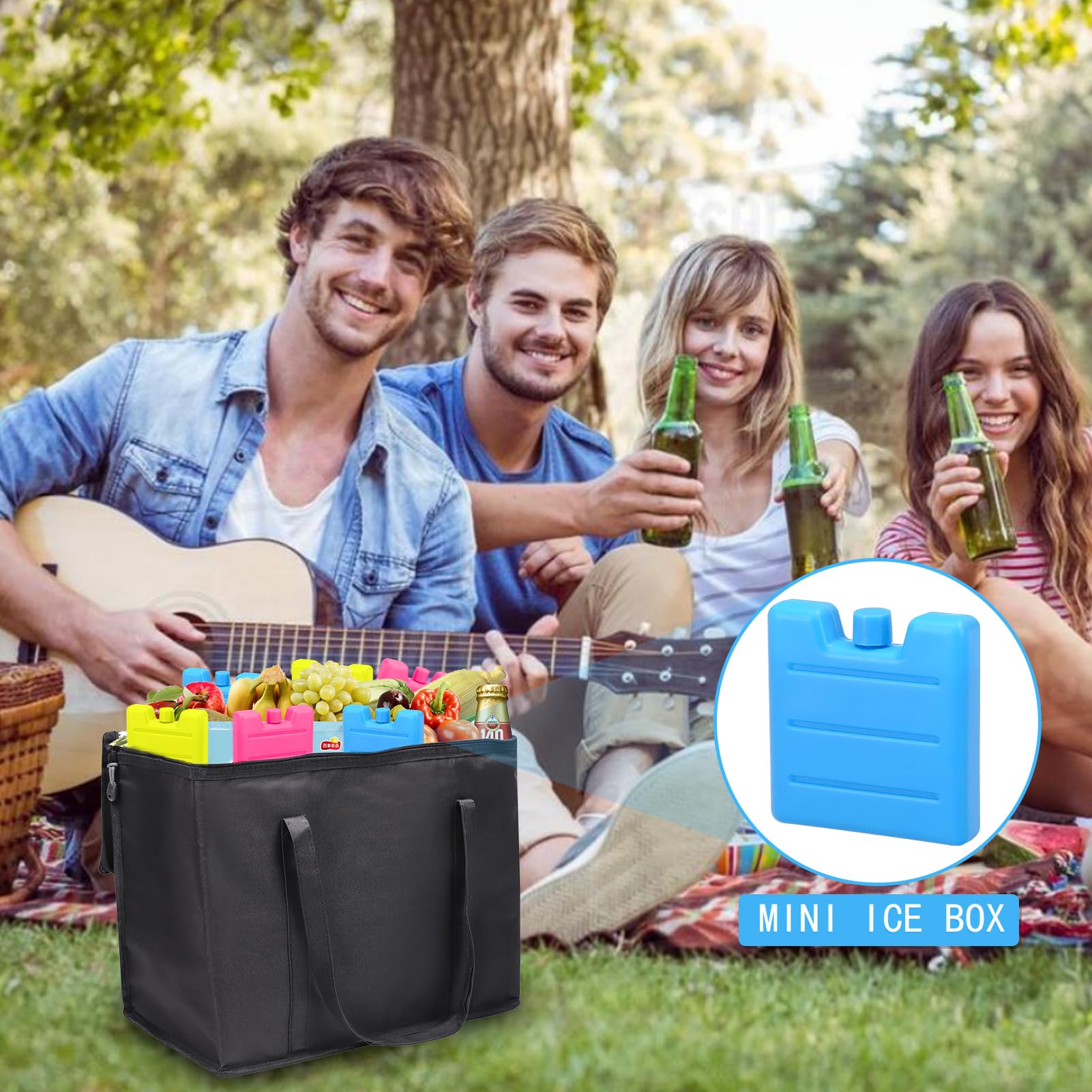 TaimeiMao 6 Piezas Acumuladores de Frio para Nevera Portatil Bolsa Isotérmica