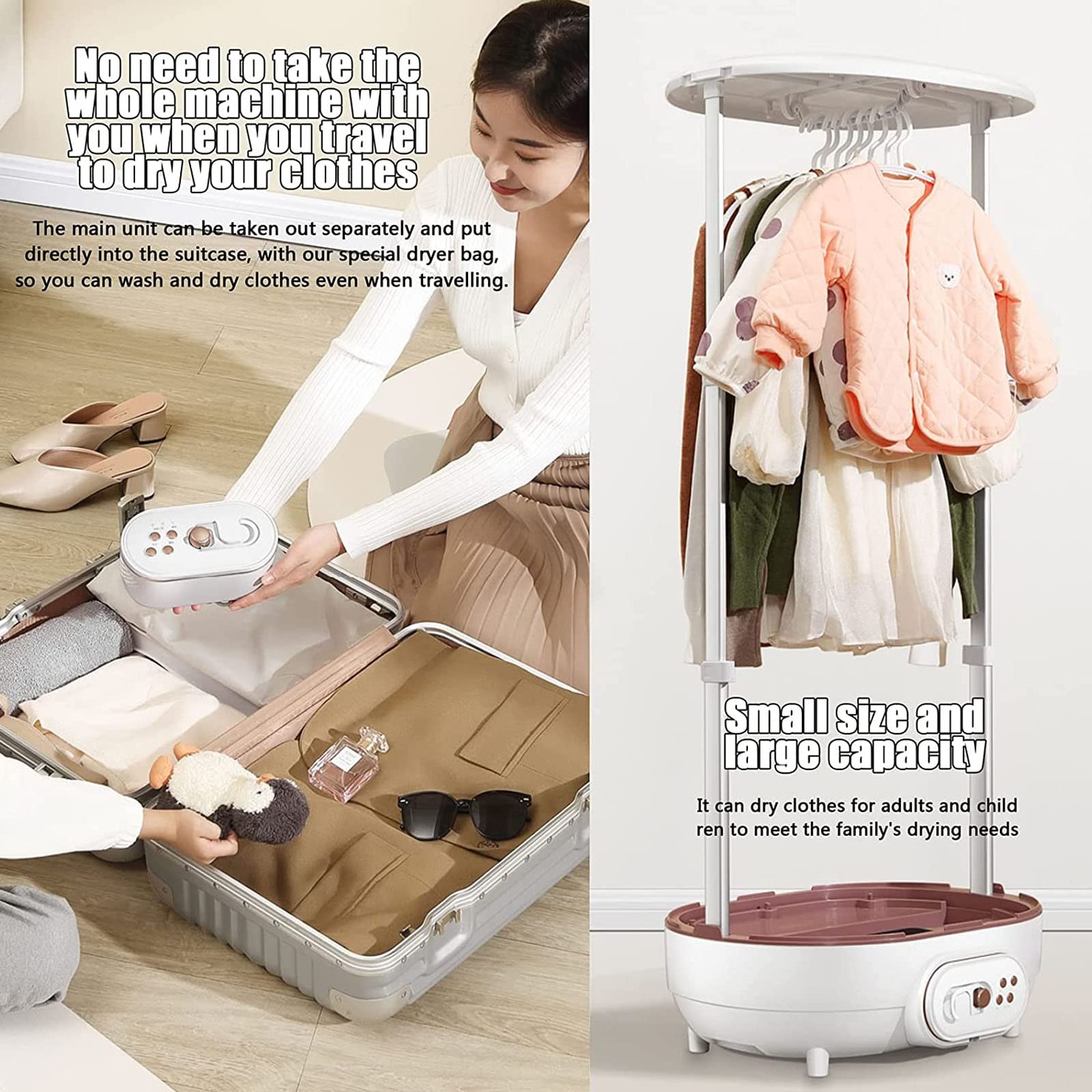 Amazon.co.jp : スタンドスタイル衣類乾燥機屋内、220v / 400w