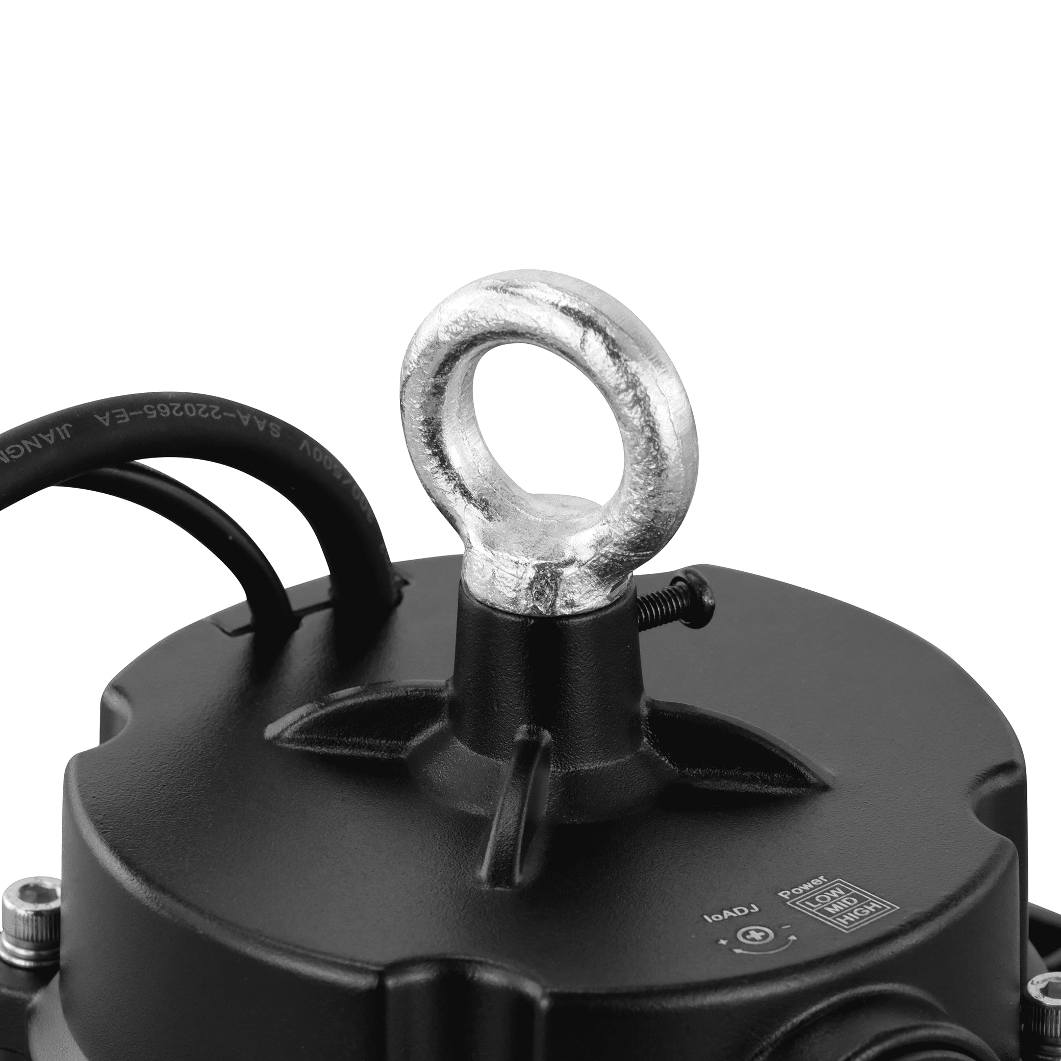Campana LED Industrial Highbay UFO 200W 30000Lm – Luz Fría 5000K IP65 CRI>80 Driver Lifud Regulable 1-10V Iluminación Almacén Fábrica (Luz Fría 5000K, 200W)