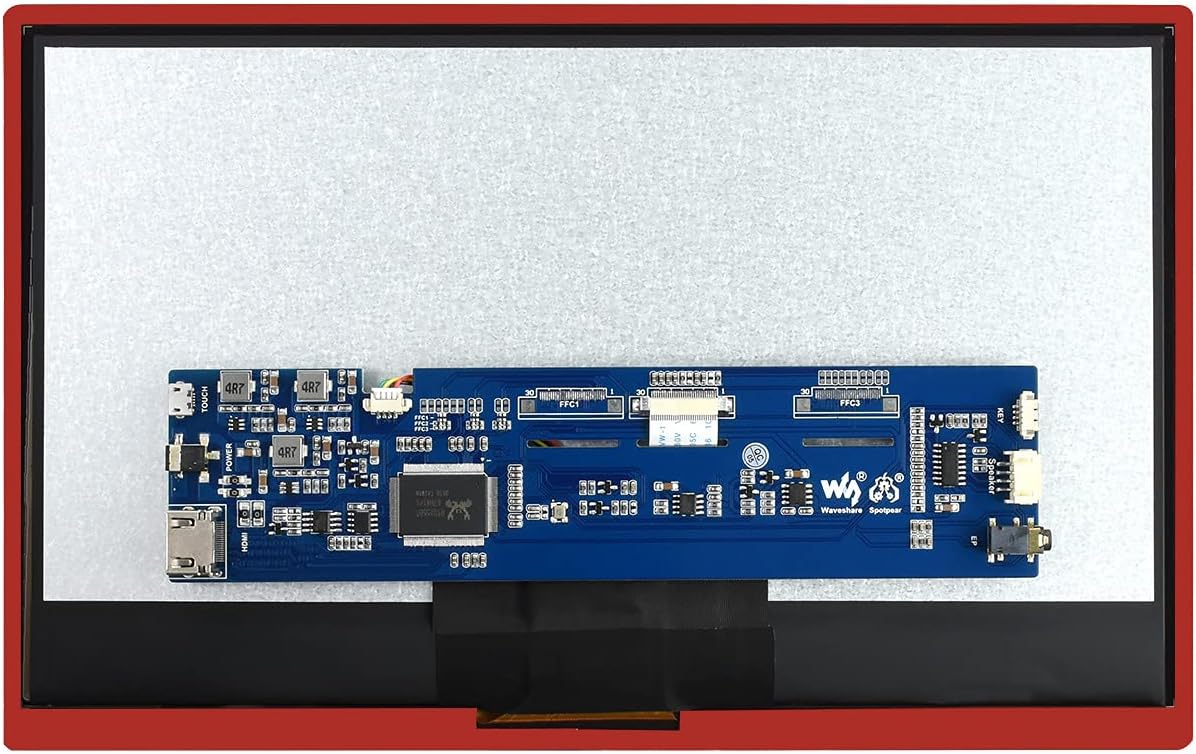 waveshare 11.6inch Capacitive Touch LCD Screen Compatible with Raspberry Pi4B/3B+/3A+/2B/B+/A+/Zero/Zero W/WH/Zero 2W CM3+/4 1920×1080 Resolution HDMI IPS Supports Jetson Nano/Windows