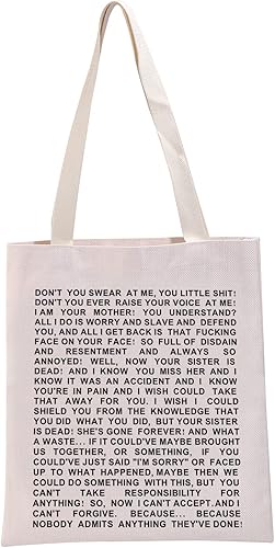 G2TUP Regalo inspirado en la película hereditaria, soy tu madre, bolso de mano Ari Aster para fanáticos, mercancía de película de terror